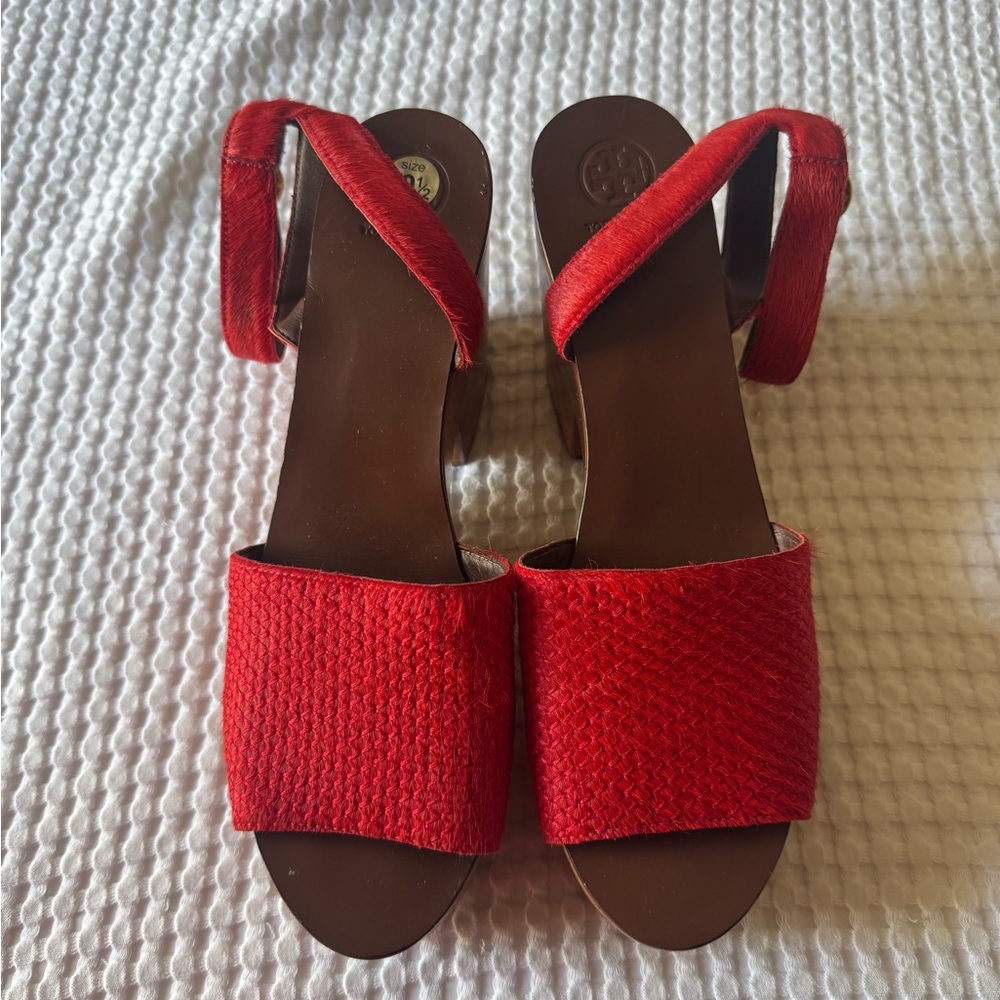 Tory Burch Red Sandals